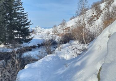 Tour Schneeschuhwandern Valmeinier - le lac vert Valmeiner Savoie - Photo