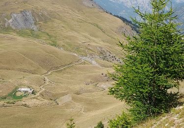 Tocht Stappen Jausiers - Lac des Terres Pleines. Route de la Bonette - Photo