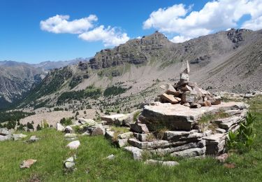 Trail Walking Saint-Dalmas-le-Selvage - St Delmas de Selvage aux cols de Braisse et Sanguiniere - Photo