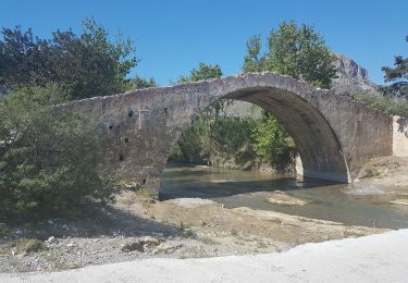 Tocht Stappen  - La plage de Préveli depuis le pont Vénitien (taverne Gefyra) (Rother n°38) - Photo