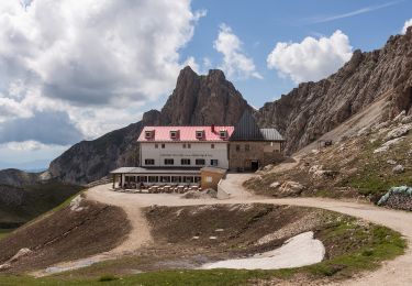 Excursión A pie Tiers - Tires - (SI C19N) Rifugio Alpe di Tires - Rifugio Sasso Piatto - Photo