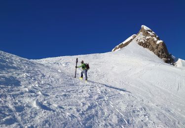 Trail Touring skiing La Clusaz - forclaz - Photo