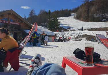 Percorso Sci alpinismo Puy-Saint-Pierre - prorel par le chemin retour par les pistes  - Photo