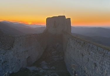 Trail Walking Montségur - 03 et 04 - MONTSEGUR COMUS SORGEAT - Chemin des Bons-Hommes  GR107 - Photo