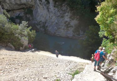 Tour Wandern La Palud-sur-Verdon - Sentier Blanc Martel IGN  3442 OT - Photo