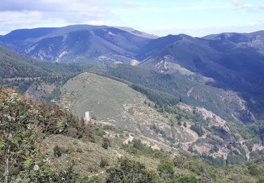 Trail Walking Saint-Laurent-les-Bains-Laval-d'Aurelle - Boucle St Laurent les Bains / notre Dame des Neiges  - Photo