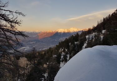 Trail Touring skiing Crots - Pic de Morgon - Photo