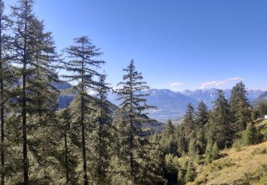 Tocht Stappen Les Orres - lac sainte marguerite montee par la piste redescente par la cabane d eyssalette - Photo