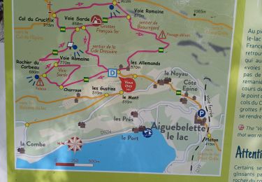 Trail Walking Saint-Sulpice - st Sulpice - croix de crucifix - Aiguebelette - Photo