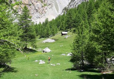 Tocht Via ferrata Arvieux - via Ferrara combe la roche et pratique premier - Photo