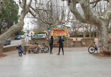Trail Mountain bike Le Beausset - Le Beausset Cadiere La Madrague 19 février  2022 - Photo
