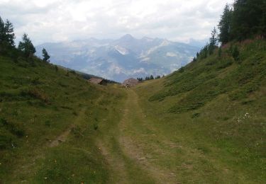 Percorso Marcia Gressan - alpi.  lac chamolé  aller par piste retour par sentier - Photo