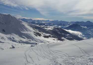 Randonnée Raquettes à neige La Léchère - Le grand Cretet depuis Grand Naves - Photo