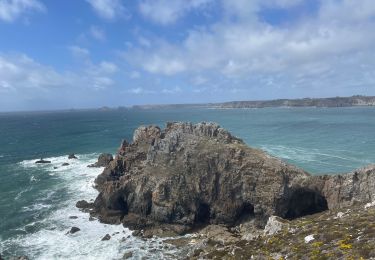 Trail Walking Crozon - Tours Plage de Goulien  pointe de Dinan - Photo