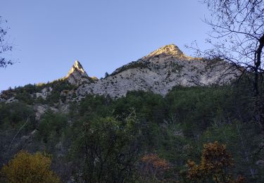 Randonnée Marche Die - la croix de Justin  - Photo