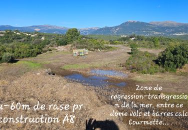 Trail Walking Villeneuve-Loubet - Dome des Aspres, RLP Geologie - Photo