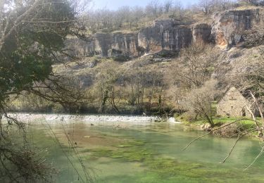 Trail Walking Calès - Cales lacave cougnaguet  - Photo