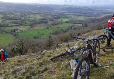 Trail Mountain bike Martel - Gluges- Gluges par St Sozy,  Pinsac, Lacave, Meyronne, Creysse. - Photo