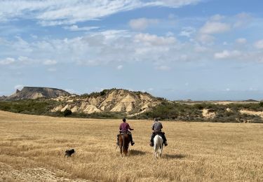 Tocht Paardrijden Bardenas Reales de Navarra - Bardenas jour 5 - Photo