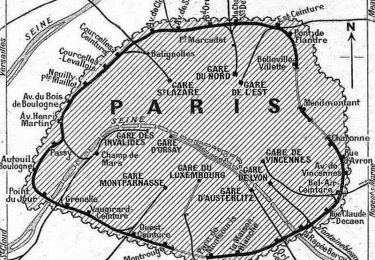 Excursión Senderismo París - SityTrail - 001 - Paris - de Porte de Vincennes au jardin du Luxembourg  - Photo