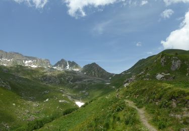 Trail Walking La Plagne-Tarentaise - F73 Beaufortain J1 Saint Guérin la Balme via col du Mont Rosset - Photo