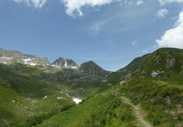 Tour Wandern La Plagne-Tarentaise - F73 Beaufortain J1 Saint Guérin la Balme via col du Mont Rosset - Photo