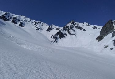 Tocht Ski randonnée Le Haut-Bréda - pic de la belle étoile, vers la dent du Pra - Photo