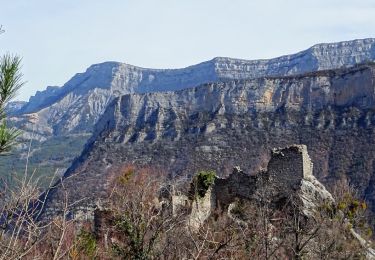 Trail Walking Chaudon-Norante - Ruines hameau Creisset par Passerelle Asse - Photo