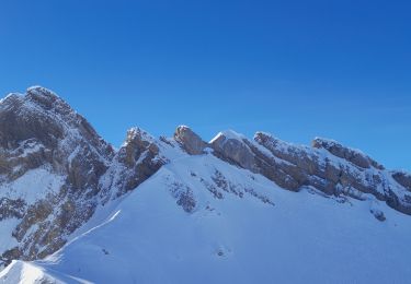 Percorso Sci alpinismo La Clusaz - rando trou de la mouche  - Photo