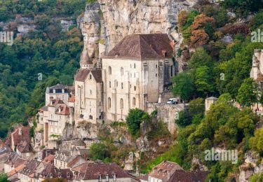 Tocht Stappen Rocamadour - Rocamadour AR du parking inférieur  - Photo