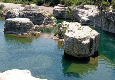 Tour Wandern Saint-Michel-d'Euzet - Saint  Michel D Euzet les cascades du sautadet - Photo