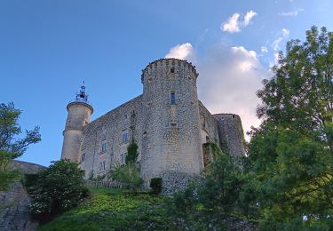 Tocht Stappen Lussan - de Lussan aux Concluses - Photo