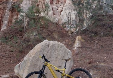 Trail Mountain bike Mormoiron - Reco circuit Trail Ocres et Limons (avec variante !!!) - Photo