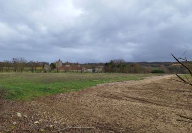 Tour Wandern Villejoubert - Villejoubert et le château de la Barre - Photo