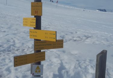 Trail Snowshoes Hauteluce - Col des Saisies - Croix de la Coste - Signal de Bisanne - Photo