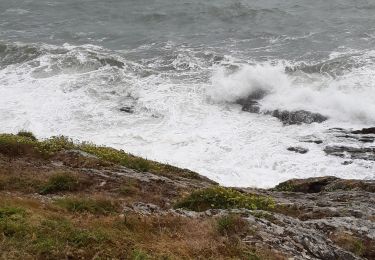 Randonnée Marche Névez - petit tour sur le sentier côtier par grand vent - Photo
