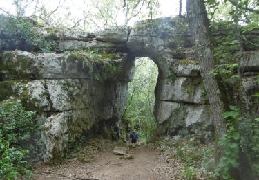 Trail Walking Berrias-et-Casteljau - La Corniche, ermitage St.Eugène, bois de Païolive - Photo