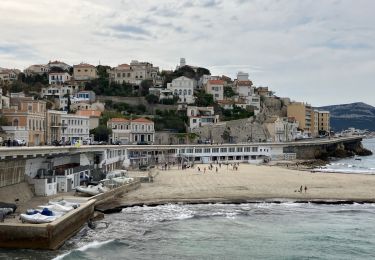 Trail Walking Marseille - Marseille Endoume-Corniche-Prado - Photo