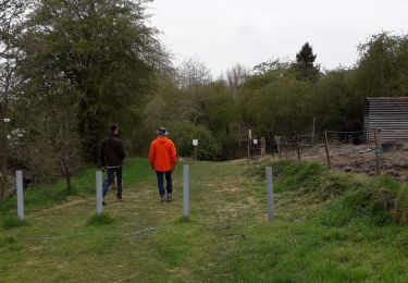 Tocht Stappen Charleroi - Terrils 1. dép rue chemin de fer,39.Marchienne - Photo