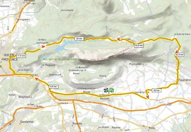 Trail Road bike Rousset - Tour de Sainte Victoire par D7 D+943m - Photo