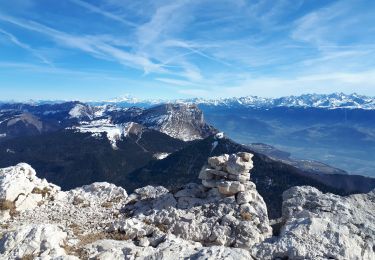 Tocht Stappen Sarcenas - Chamechaude en circuit partiel au départ du col de Porte - Photo