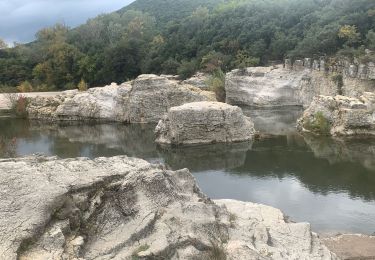Trail Walking Saint-Michel-d'Euzet - Les Cascades du Sautadet par Saint Michel d’Euzet - Photo