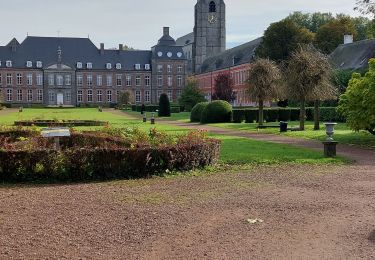 Tocht Stappen Estinnes - abbaye Bonne Esperance - Photo