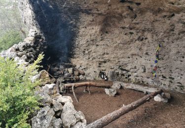 Trail Walking Saint-Pierre-des-Tripiers - baume des copains de France  - Photo