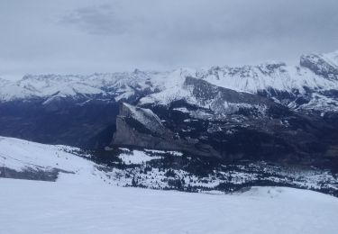 Tour Skiwanderen Le Dévoluy - col sou la tête d'oriol et crête de la clape - Photo