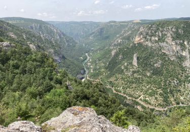 Tocht Stappen La Malène - Le roc des Hourtous et roc du Serre - Photo