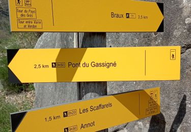 Percorso Marcia Annot - le coullomp - Photo