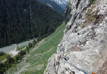 Percorso Via ferrata Champagny-en-Vanoise - Via ferrata Plan de Bouc - Photo