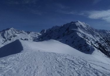 Tocht Ski randonnée La Chapelle-du-Bard - Crête de la Plagne descente Nord - Photo