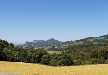 Tocht Wegfiets Entrechaux - gigondas les dentelles de Montmirail  - Photo